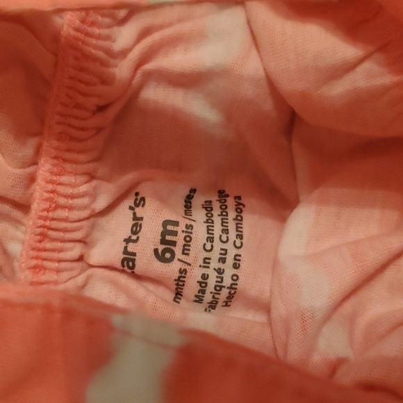 Carter's Infant Girl's Summer Romper & Sleeveless 2pc Set Size 6M - Picture 11 of 12